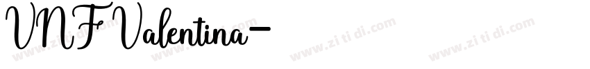 VNF Valentina字体转换